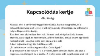 A kapcsolódás kertje -  mese